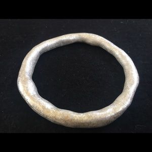 Bangle brushed made of 925 sterling silver